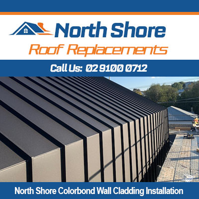Professional Colorbond wall cladding services in North Shore with corrugated metal panels