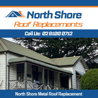 North Shore roof replacement services for residential homes and properties