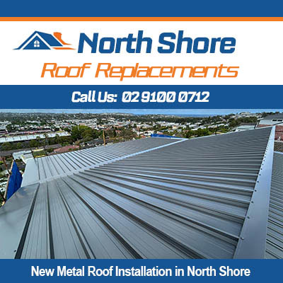 New metal roof installation in North Shore with corrugated roofing sheets