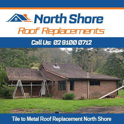 Complete tile to metal roof replacement in North Shore by qualified roofing specialists