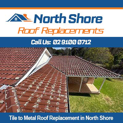 Professional tile to metal roof replacement services in North Shore for terracotta tile roofs
